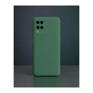 Oppo A54 4g Kılıf Nano İçi Kadife Silikon - Koyu Yeşil
