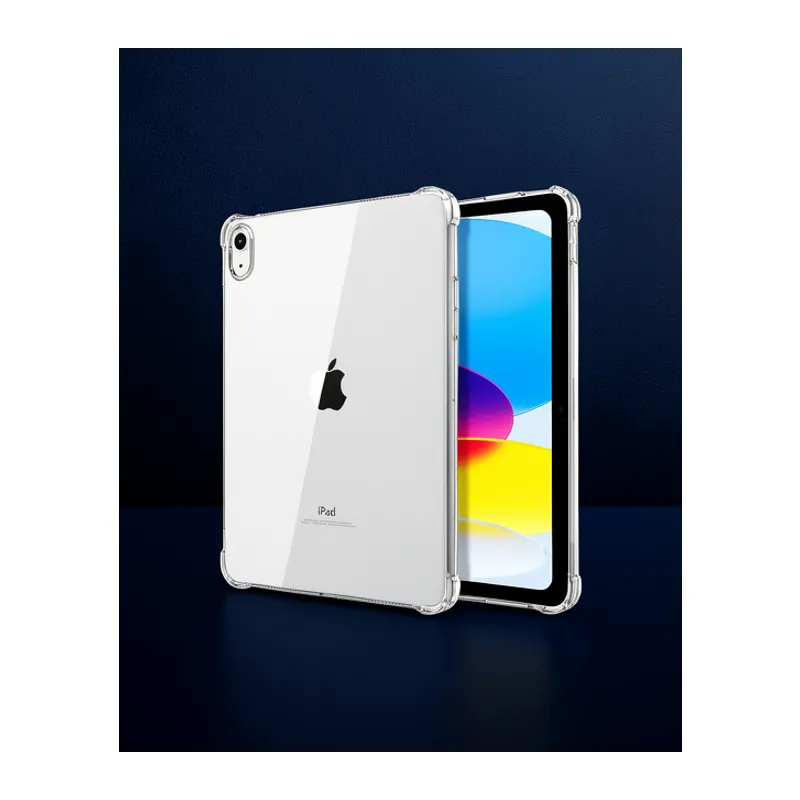 Apple İpad 2022 10.9 (10.nesil) Kılıf Anti Shock Tablet Silikon - Şeffaf