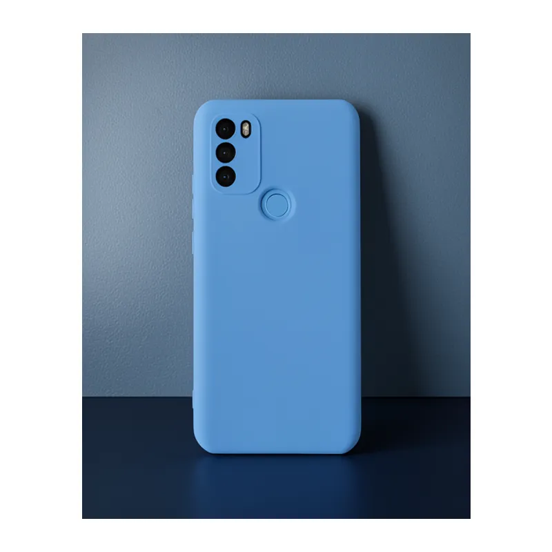General Mobile Gm 21 Plus Kılıf Nano İçi Kadife Silikon - Mavi