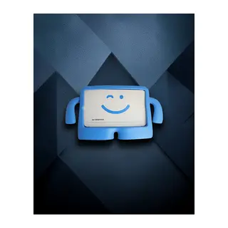 Apple İpad Pro 11 (2021) Kılıf Karakter Tablet Silikon - Mavi