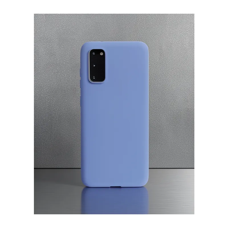 Samsung Galaxy S20 Kılıf Nano İçi Kadife Silikon - Lila