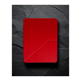 Xiaomi Pad 6 Kılıf Kalemlikli Mars Tablet Kılıfı - Kırmızı