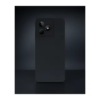 Realme C53 Kılıf Nano İçi Kadife Silikon - Siyah