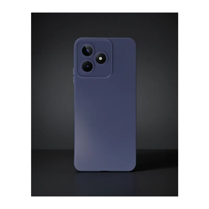 Realme C53 Kılıf Nano İçi Kadife Silikon - Lacivert