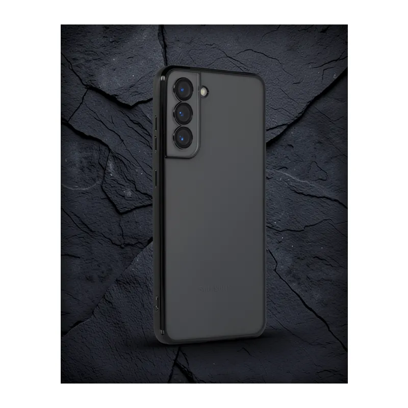 Samsung Galaxy S21 Fe Kılıf Razer Lensli Silikon - Siyah