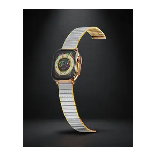 Apple Watch 38mm Made Metal Kordon (saat Değildir) - Gümüş-gold