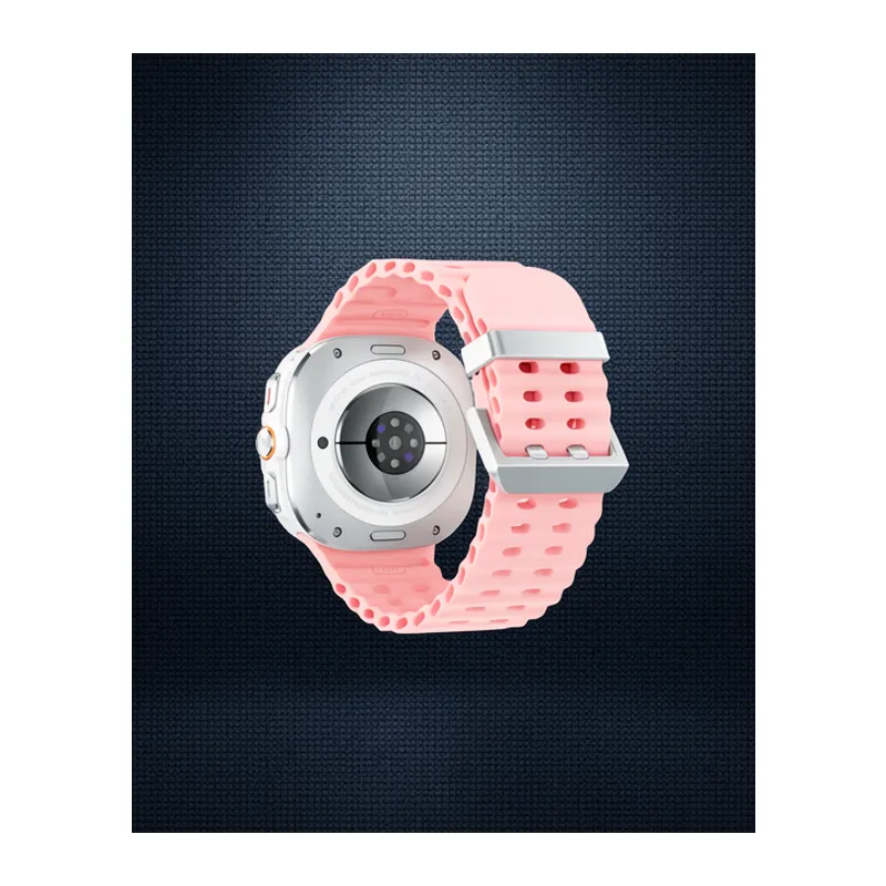 Watch 7 Ultra Kr417 Rug Silikon Kordon - Pudra