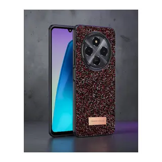 Onegif Xiaomi Redmi 14c Bright Simli Kapak - Derin Mor
