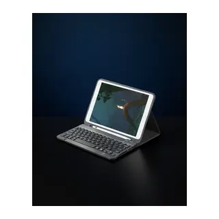 Apple İpad Pro 12.9 (2022) Kılıf Kc01 Smart Klavyeli Tablet Kılıfı - Siyah