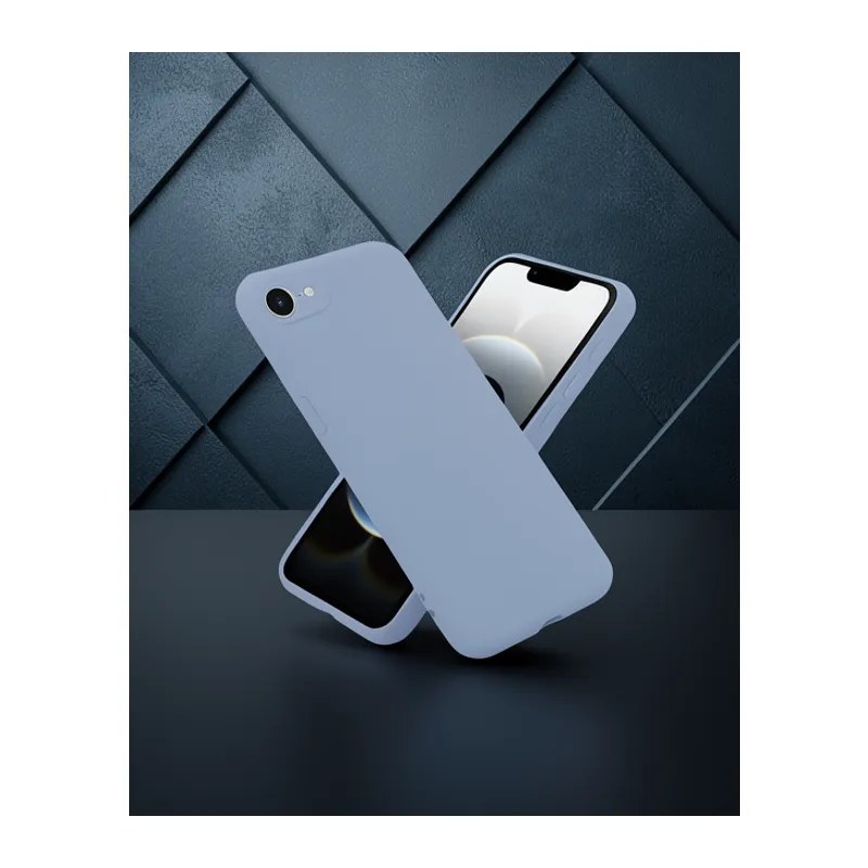 Apple İphone 16e Kılıf Nano İçi Kadife Silikon - Lila