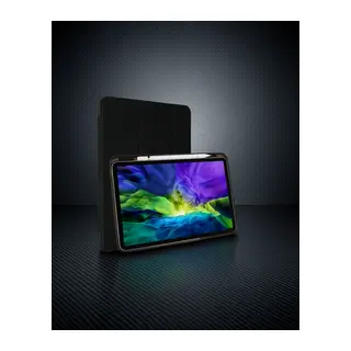Apple İpad Pro 11 (2024) Kılıf Kalemlikli Mars Tablet Kılıfı - Siyah