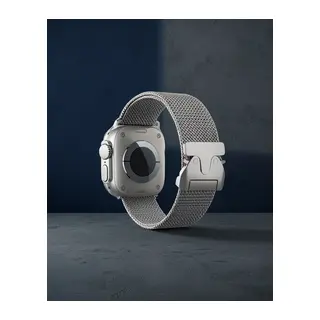 Apple Watch 42mm Milano Metal Kordon - Titan Gri