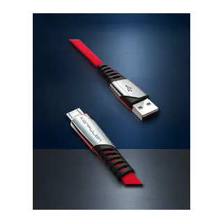 Dc16 Micro Usb Kablo 1m 2.4a - Kırmızı