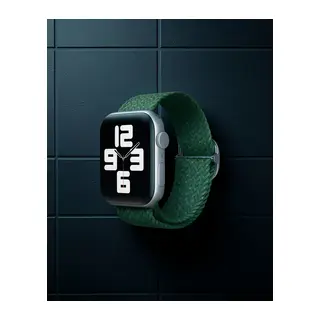 Apple Watch 38mm Kordon - Benekli Koyu Yeşil