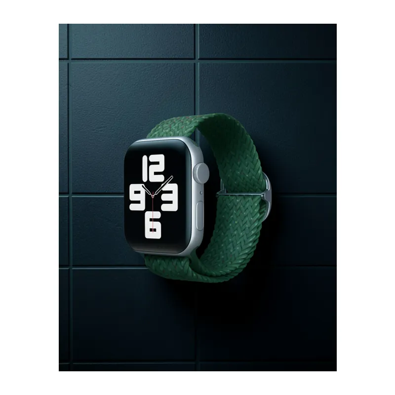 Apple Watch 38mm Kordon - Benekli Koyu Yeşil