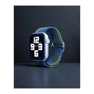 Apple Watch 38mm Kordon - Yeşil-lacivert