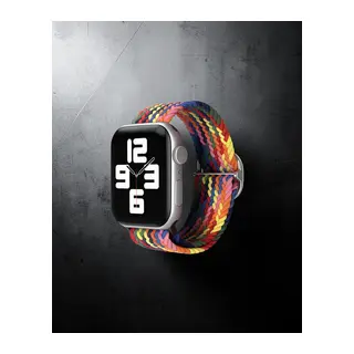Apple Watch 38mm Kordon - Siyah-kırmızı-sarı