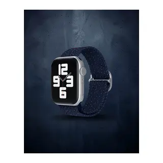Apple Watch 42mm Kordon - Benekli Lacivert