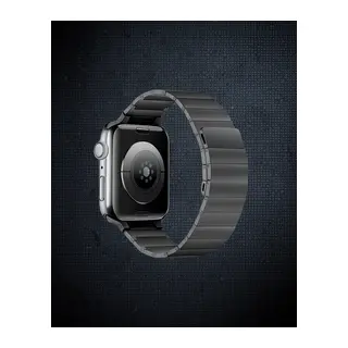 Apple Watch 38mm Kr404 Huks Kordon - Siyah