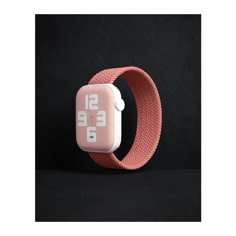 Apple Watch 42mm Ayarlı Solo Silikon Kordon - Pembe