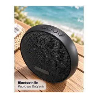 Stereo Eşleştirme Destekli Kablosuz Hoparlör Bluetooth USB ve TF Kart Uyumluluğu