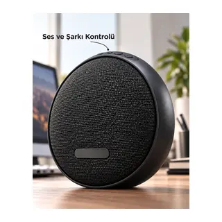 Tuş Kontrollü Bluetooth Hoparlör Dahili Batarya ve Çoklu Müzik Oynatma Seçenekleri