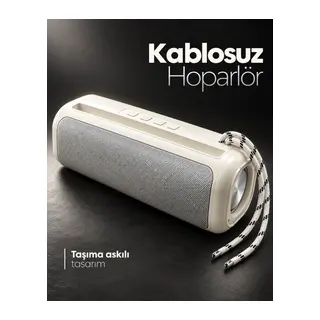 Güçlü Bas Sesli Kablosuz Bluetooth Hoparlör RGB Aydınlatmalı Stereo Müzik Sistemi