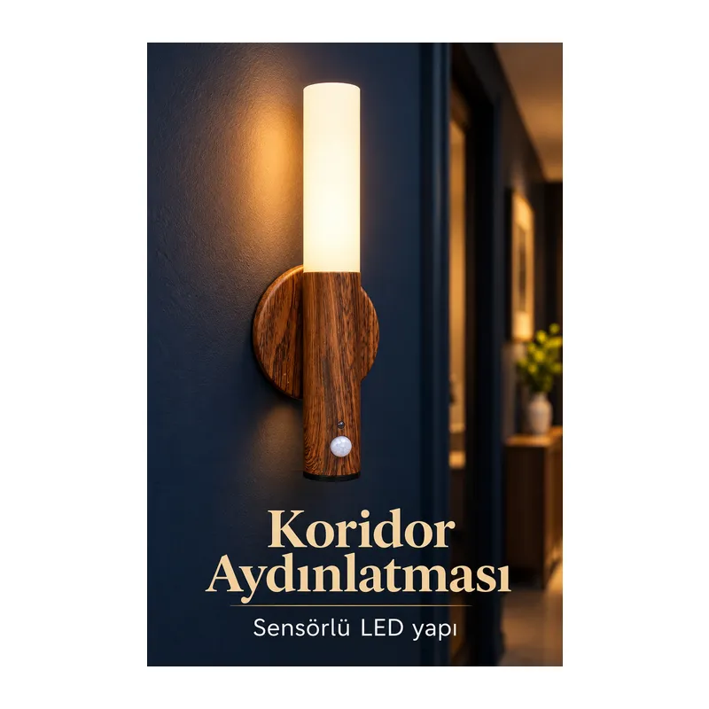 Gün Işığı Aydınlatmalı Şarjlı LED Gece Lambası