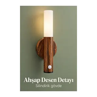 Yatak Yanı Sensörlü Kablosuz LED Duvar Apliği