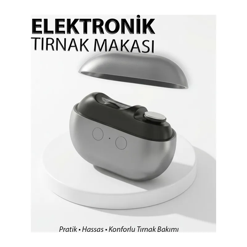 Şarjlı Elektrikli M7 Tırnak Makası Otomatik Tırnak Kesici ve Törpü