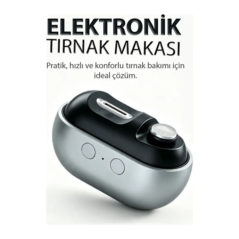Elektrikli Tırnak Makası Pratik M7 Otomatik Tırnak Kesme ve Törpüleme Cihazı