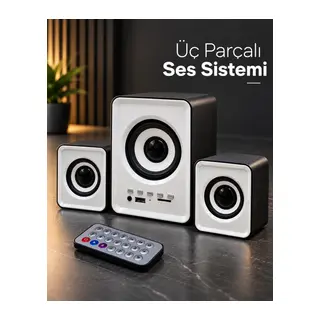 Bluetooth Özellikli Mini Dijital Hoparlör Seti