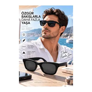 Kameralı Akıllı Güneş Gözlüğü Smart Glasses Anı Kaydetme
