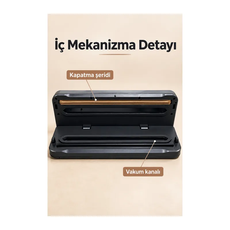 Gıda Paketleme Makinesi Üstten Kontrollü Sürgülü