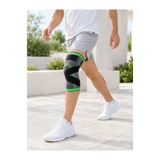 ÇAPRAZ BANDAJLI ÖRME DİZLİK