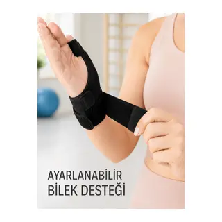 Başparmak Destekli El Bilek Ateli Metal Destekli Ayarlanabilir Bileklik De Quervain