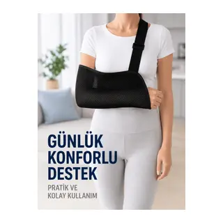 Fileli Kol Askısı Ayarlanabilir Omuz Askılı Nefes Alabilen Kol Destekleyici