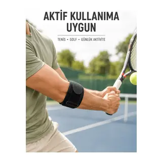 Tenisçi Dirseği Bandı Ayarlanabilir Epikondilit Dirsek Desteği
