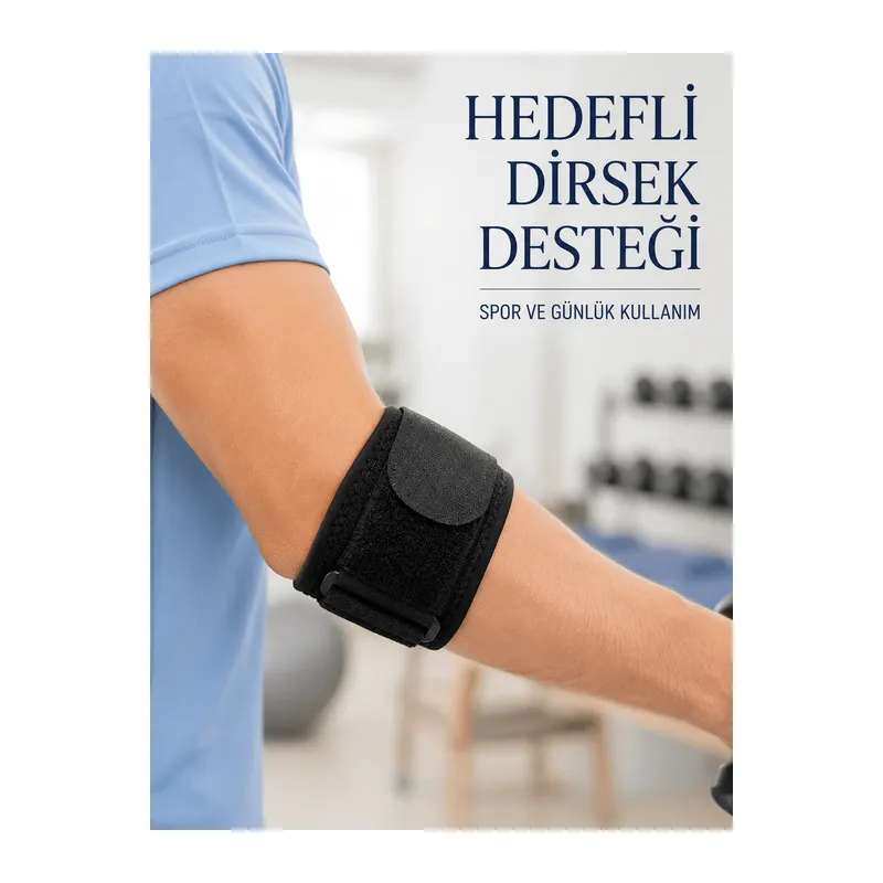 Sporcu Dirsek Bandı Tenisçi Golfçü Dirseği İçin Epikondilit Bandajı