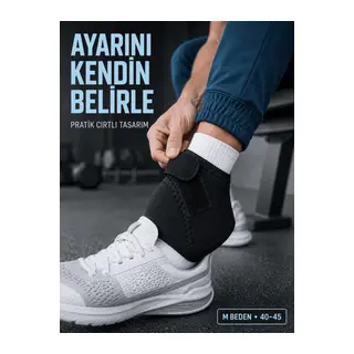 Ayarlanabilir Topuk Desteği M Beden 40-45 Numara Cırtlı Günlük Kullanım