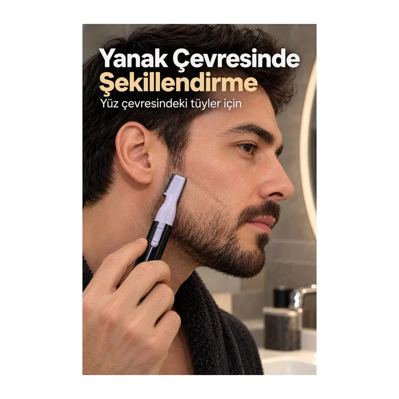 Sakal Şekillendirme ve Bıyık Kaş Düzeltme Cihazı