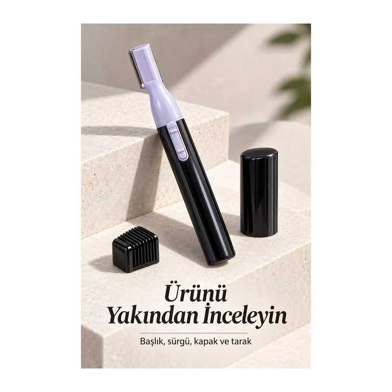 Sakal Bıyık Düzeltici İnce Gövdeli ve Kaş Taraklı