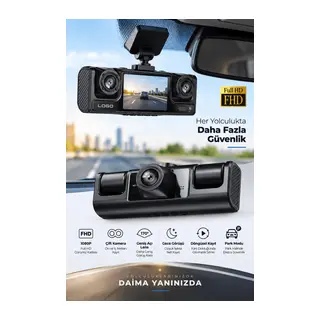 Full HD 1080P Döngüsel Kayıtlı Araç Kamerası