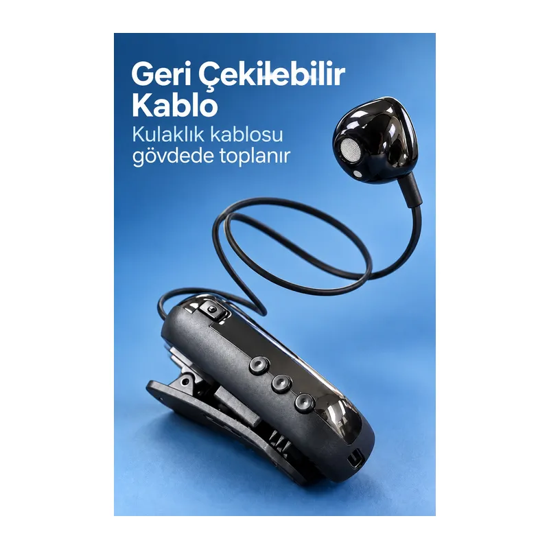 Çağrı Yanıtlama Özellikli Makaralı Tek Kulaklık