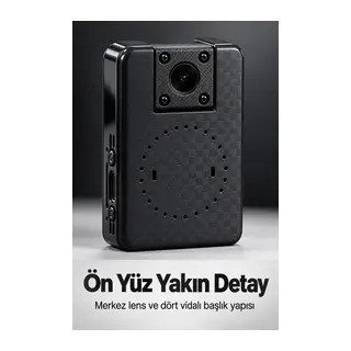 Ayarlanabilir Lens Başlıklı Güvenlik Kamerası Canlı İzleme Destekli