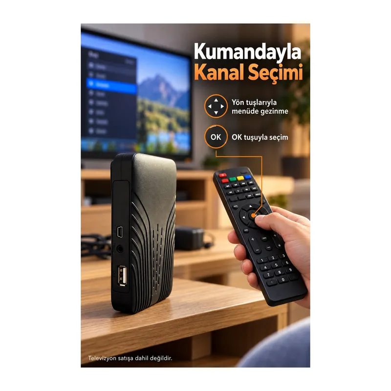 HDMI ve AV Bağlantılı HD Uydu Alıcısı