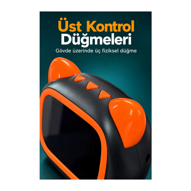 Bluetooth Hoparlör Ekranlı Saat ve Alarm Özellikli