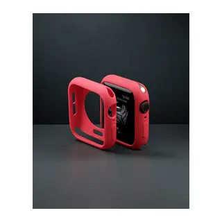 Apple Watch 38mm Silikon Alt Kasa - Kırmızı