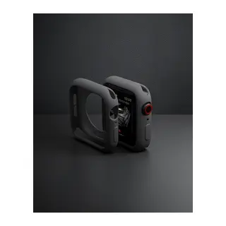 Apple Watch 42mm Silikon Alt Kasa - Siyah
