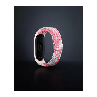 Xiaomi Mi Band 4 Kordon - Pembe-beyaz